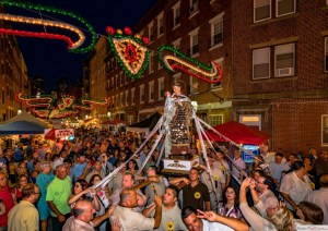 Procession on Endicott - St. Anthony's Feast Opening Night
